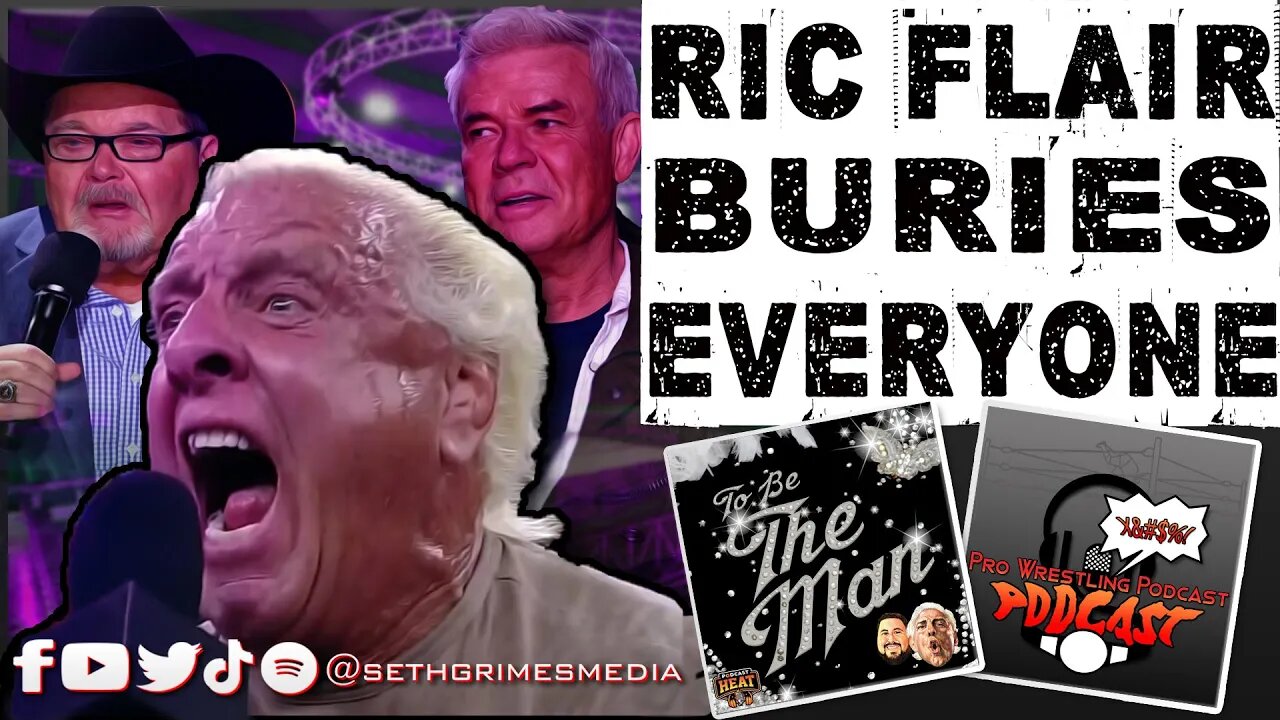 Ric Flair BURIES Jim Ross & Eric Bischoff | Clip from Pro Wrestling Podcast Podcast #wwe #ricflair