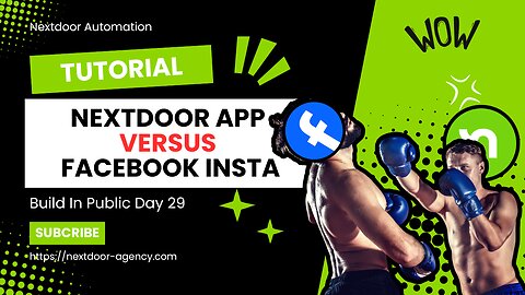 Nextdoor App versus Facebook Instagram - Build In Public Day 29