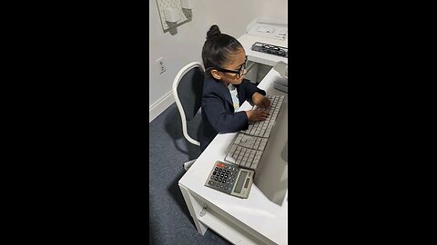 Toddler securing her future Now!