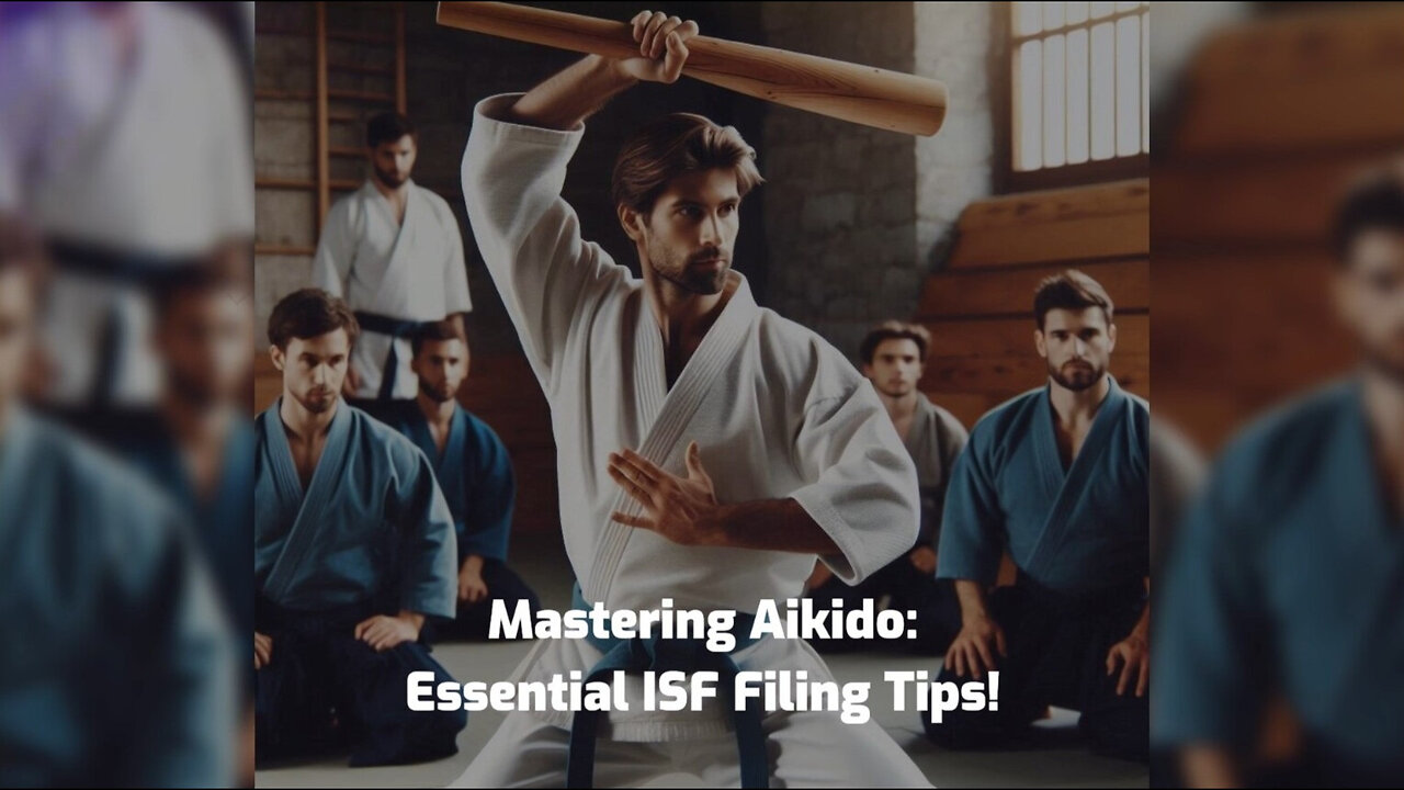 Mastering the ISF: Where to File for a Smooth Aikido Customs Clearance
