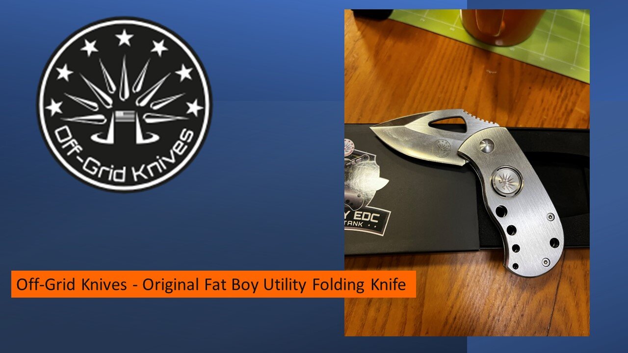 Off-Grid Knives - Original Fat Boy Utility Folding Knife