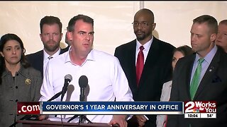 Governor Kevin Stitt's one year anniversary in office