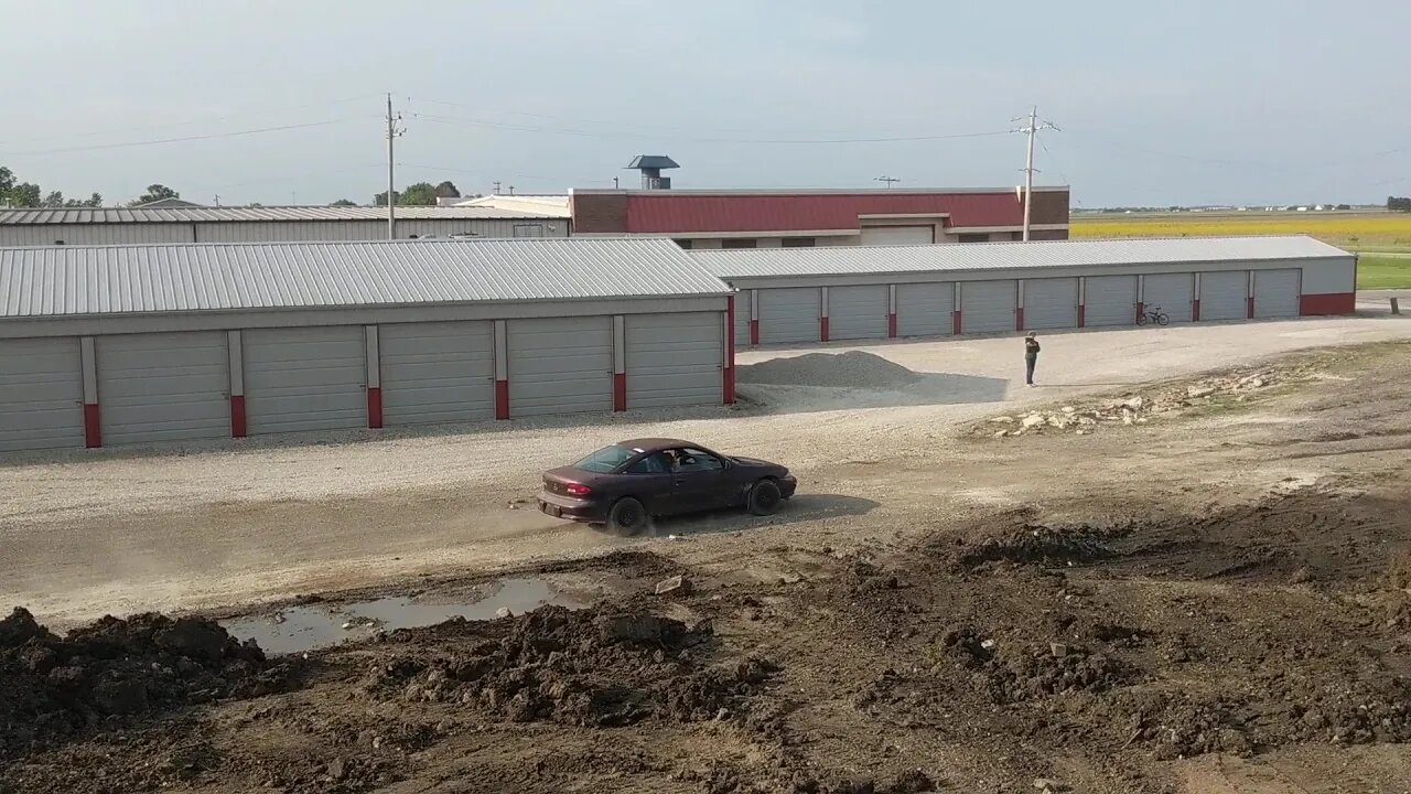 My 10 year old behind the wheel