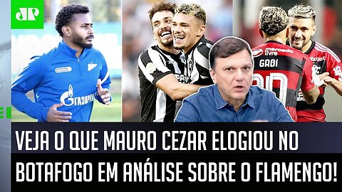 "O Botafogo TÁ ENSINANDO MUITA COISA que o Flamengo NÃO TÁ APRENDENDO! Gente..." Mauro Cezar ANALISA