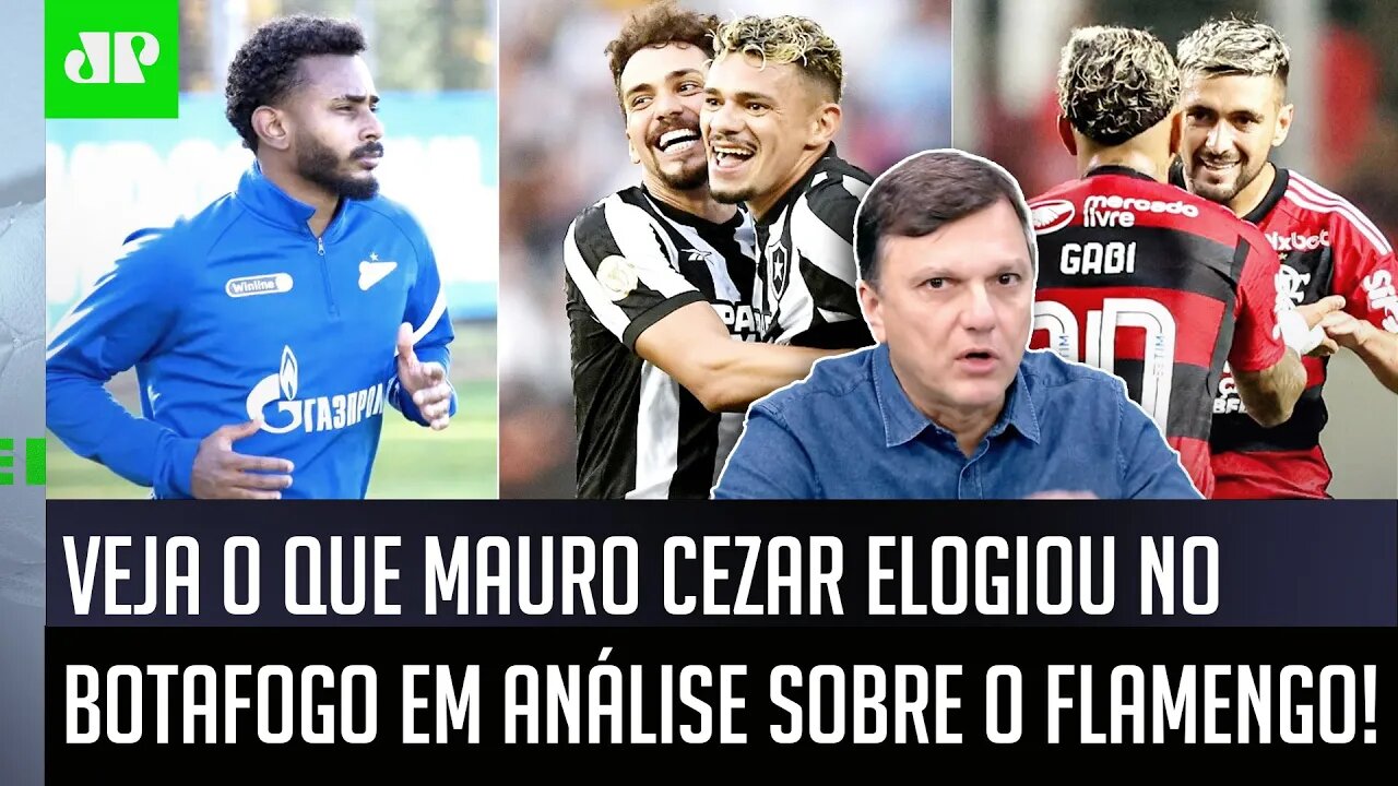 "O Botafogo TÁ ENSINANDO MUITA COISA que o Flamengo NÃO TÁ APRENDENDO! Gente..." Mauro Cezar ANALISA