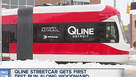 Qline streetcar gets first test