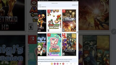 Nintendo leak claims these are the last switch games