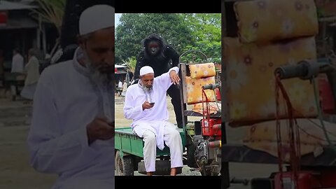 SCARY GORILLA ATTACK PRANK PART 3! | SAGOR BHUYAN #CONTENT321