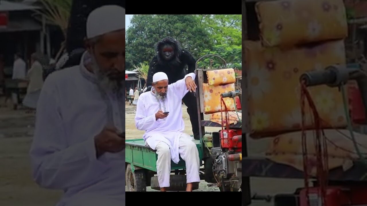 SCARY GORILLA ATTACK PRANK PART 3! | SAGOR BHUYAN #CONTENT321