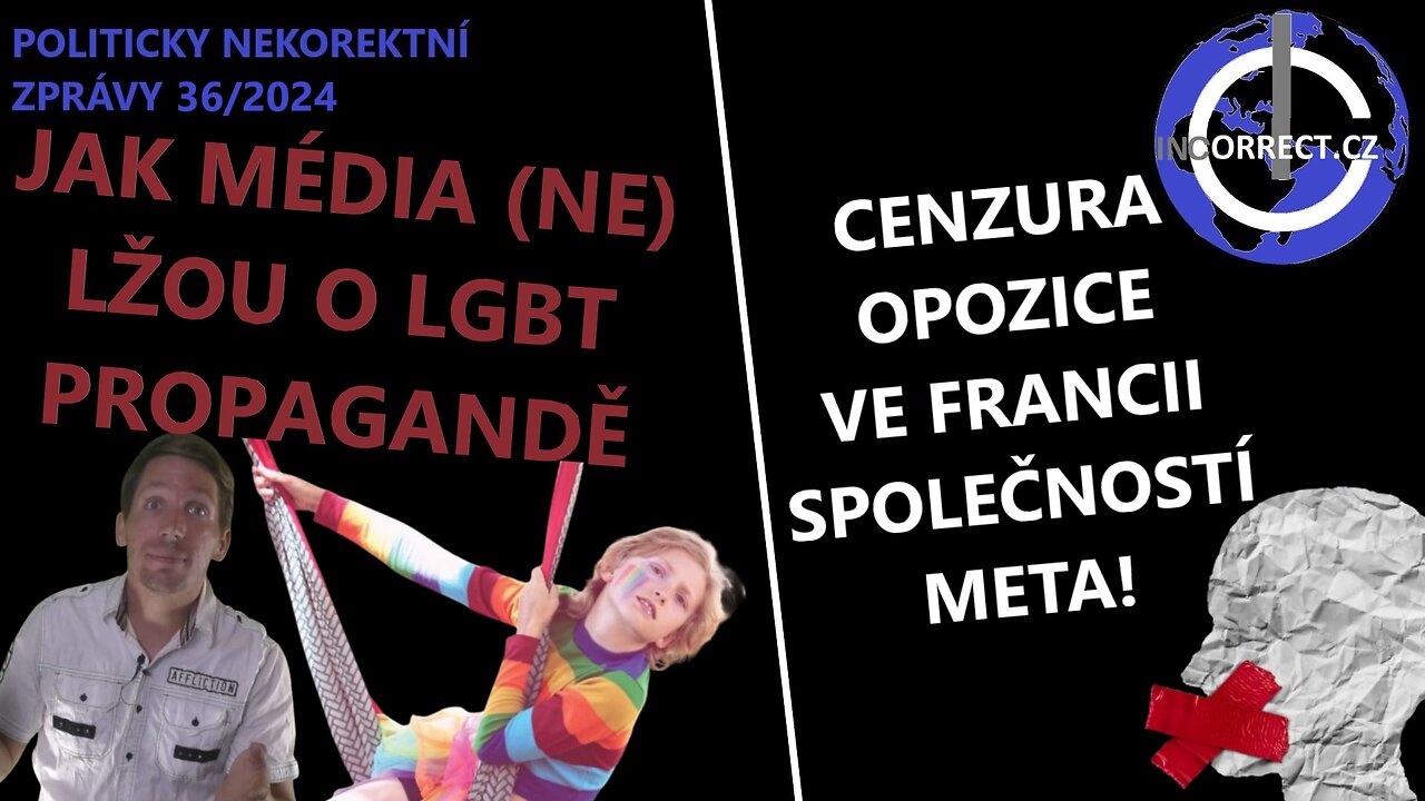 Média lžou o LGBT, cenzura ve Francii, trans běžec na paralympiádě, filmaři o Trumpovi - 36/2024