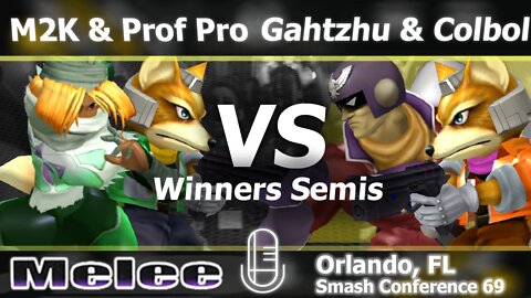 MVG FOX|Mew2King & Professor Pro vs. Gahtzhu & SS|Colbol - Melee Doubles Winner's Semis - SC:69