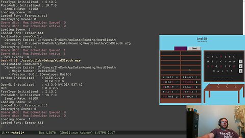No Game Engine Game Dev: Word Sleuth 034A: Binary data warehouse and asset store refactor