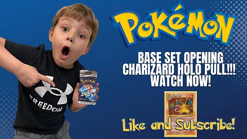 @RealPokeMONSTER PULLS THE HOLY GRAIL! POKEMON BASE SET HOLO #charizard WATCH NOW!!! #pokemon