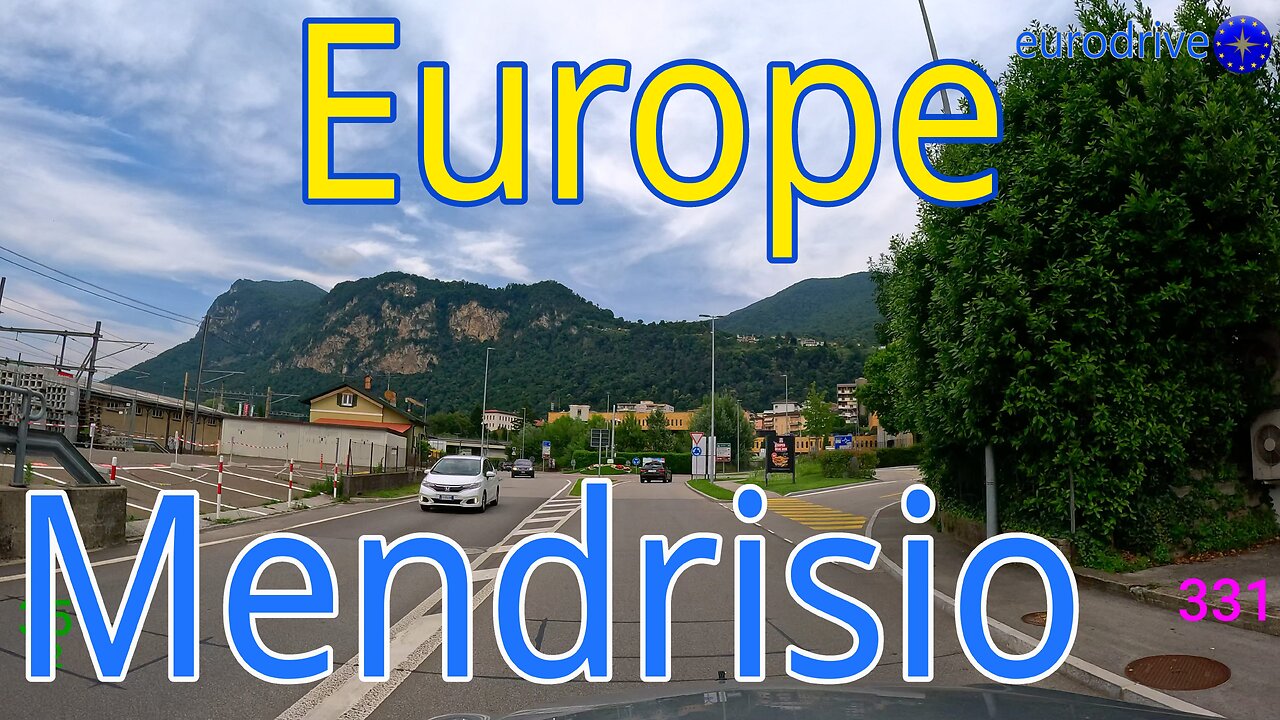 Svizzera, Ticino 🇨🇭 driving from Mendrisio to Taverne