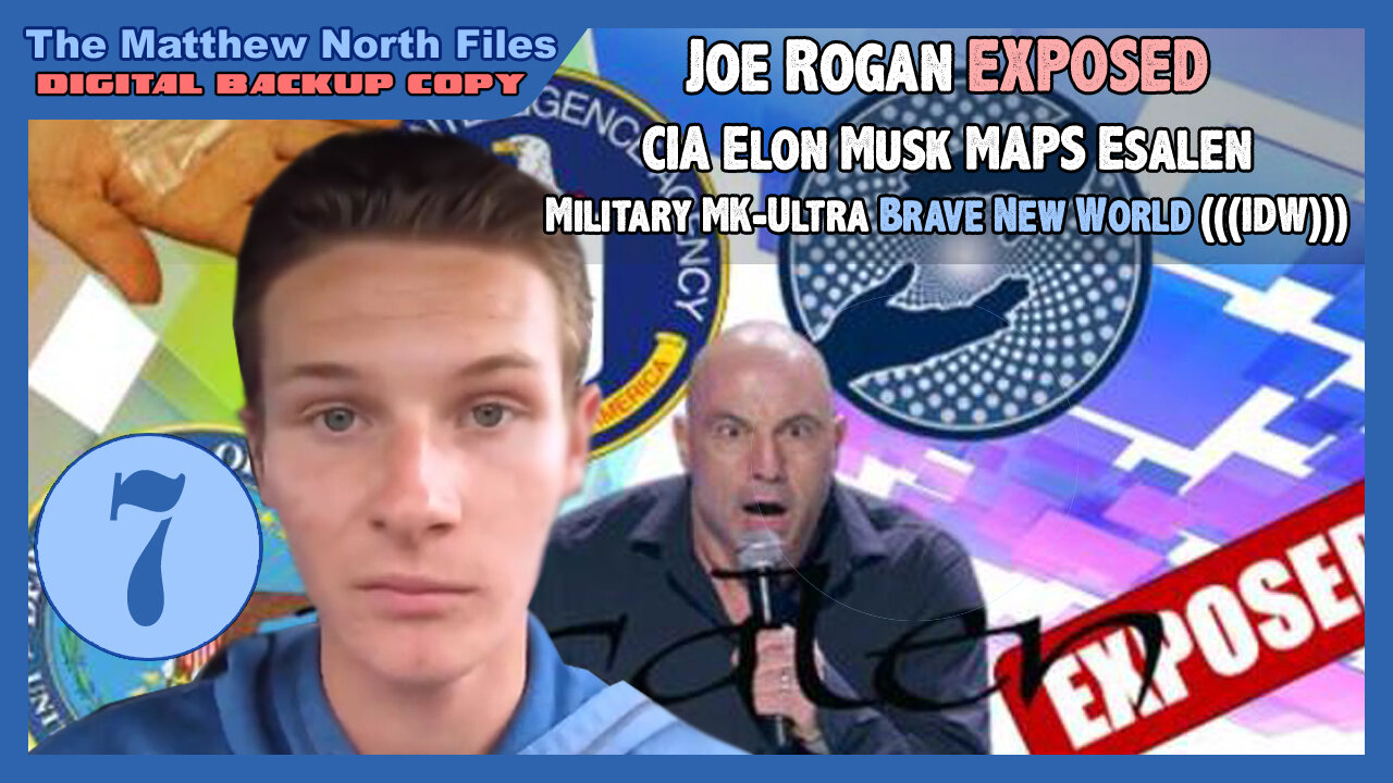 Joe Rogan EXPOSED CIA Elon Musk, MAPS, Esalen, Military MK Ultra Brave New World (((IDW)))
