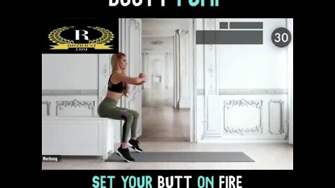 Doing this Quick workout for my glutes