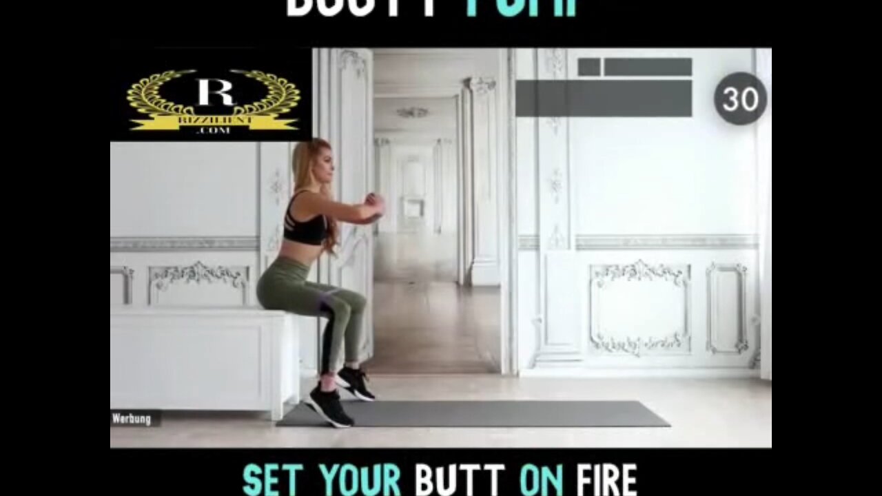Doing this Quick workout for my glutes