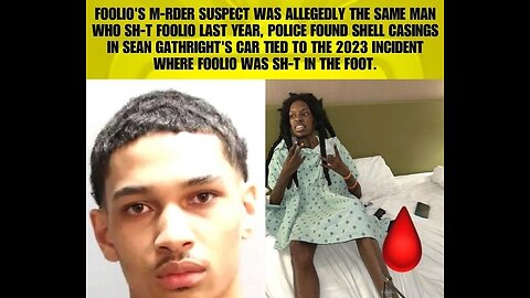 The man who killed Foolio may be the same man who shot him last year... #rapnews