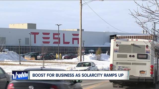 SolarCity site providing boost for nearby businesses