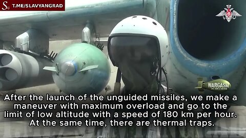 Russian Su-25 pilot describes his work (English subs)