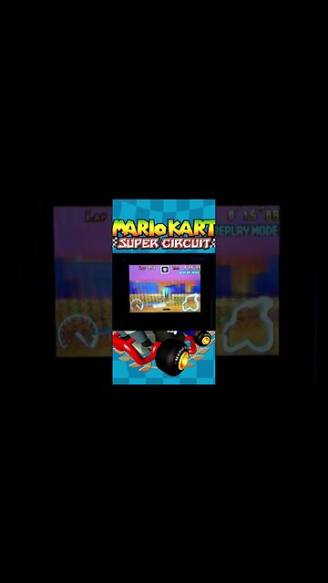 Mario Kart Super Circuit - SNES Choco Island 1 - 5.74 1-Lap