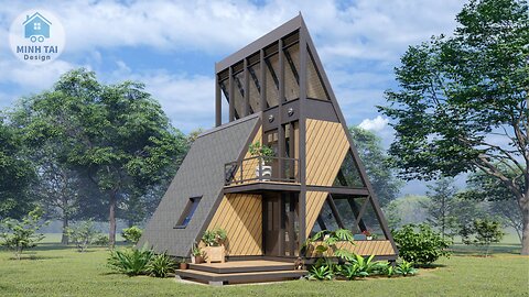 Small House Design Ideas - A Frame House - Minh Tai Design MTD65