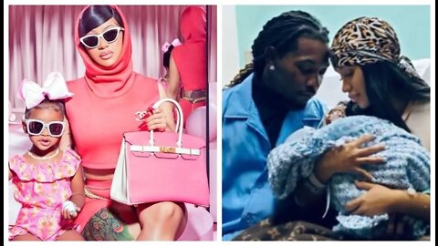 Cardi B Daughter Kulture Saying How She Really Feels About Her Little Brother!❤️ Lovely