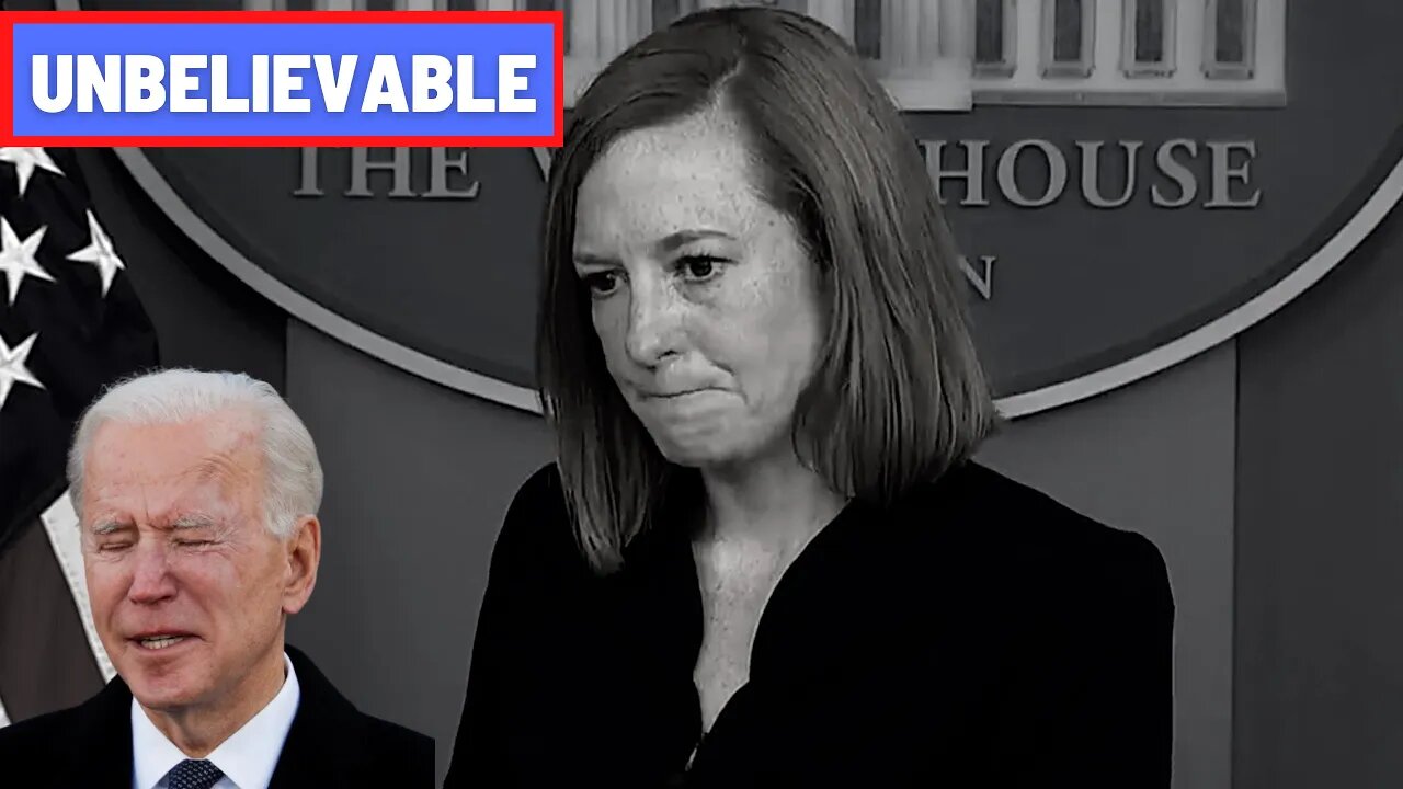 Jen Psaki Was Lying For a Living 😂