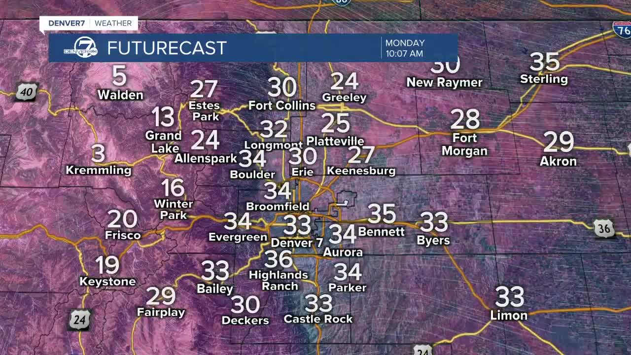 Monday 5:15 a.m. forecast