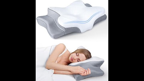 Ultra Pain Relief Cooling Pillow for Neck Support