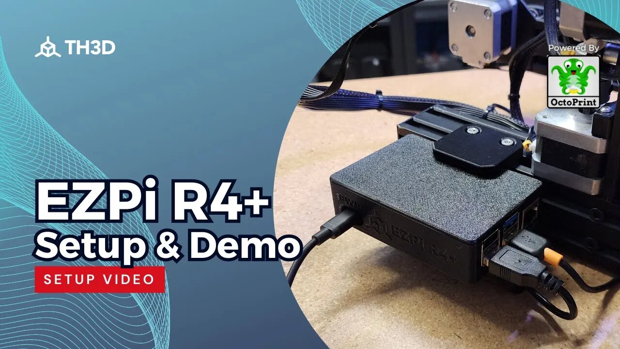 EZPi R4+ Setup Guide and Demo - Wifi Octoprint Controller Kit