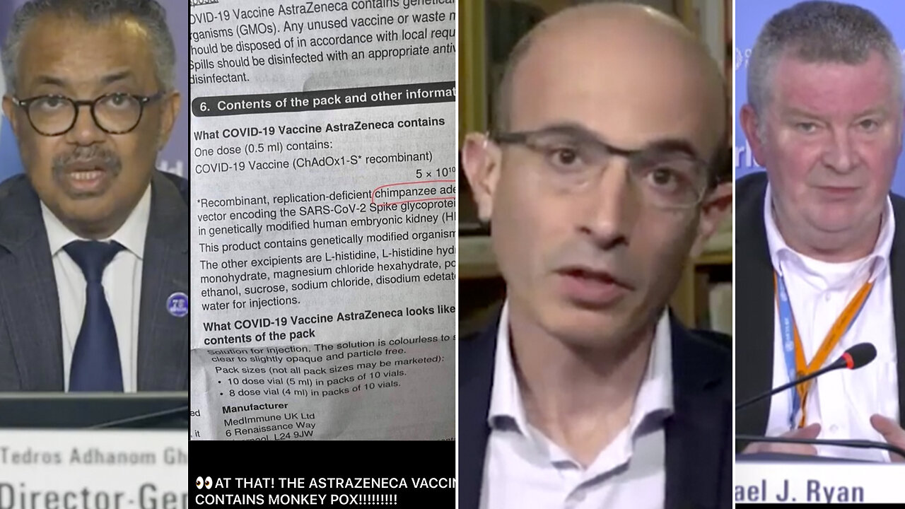 Mpox | Monkeypox | "The Emergency Committee Met & Advised Me That In Its View, the Situation Constitutes a Public Emergency of International Concern." - Tedros (8/15/2024) | Astrazeneca Vaccine Contains Chimpanzee Adenovirus?