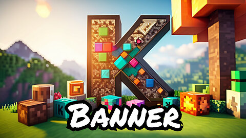 How To Make The Letter K Banner In Minecraft