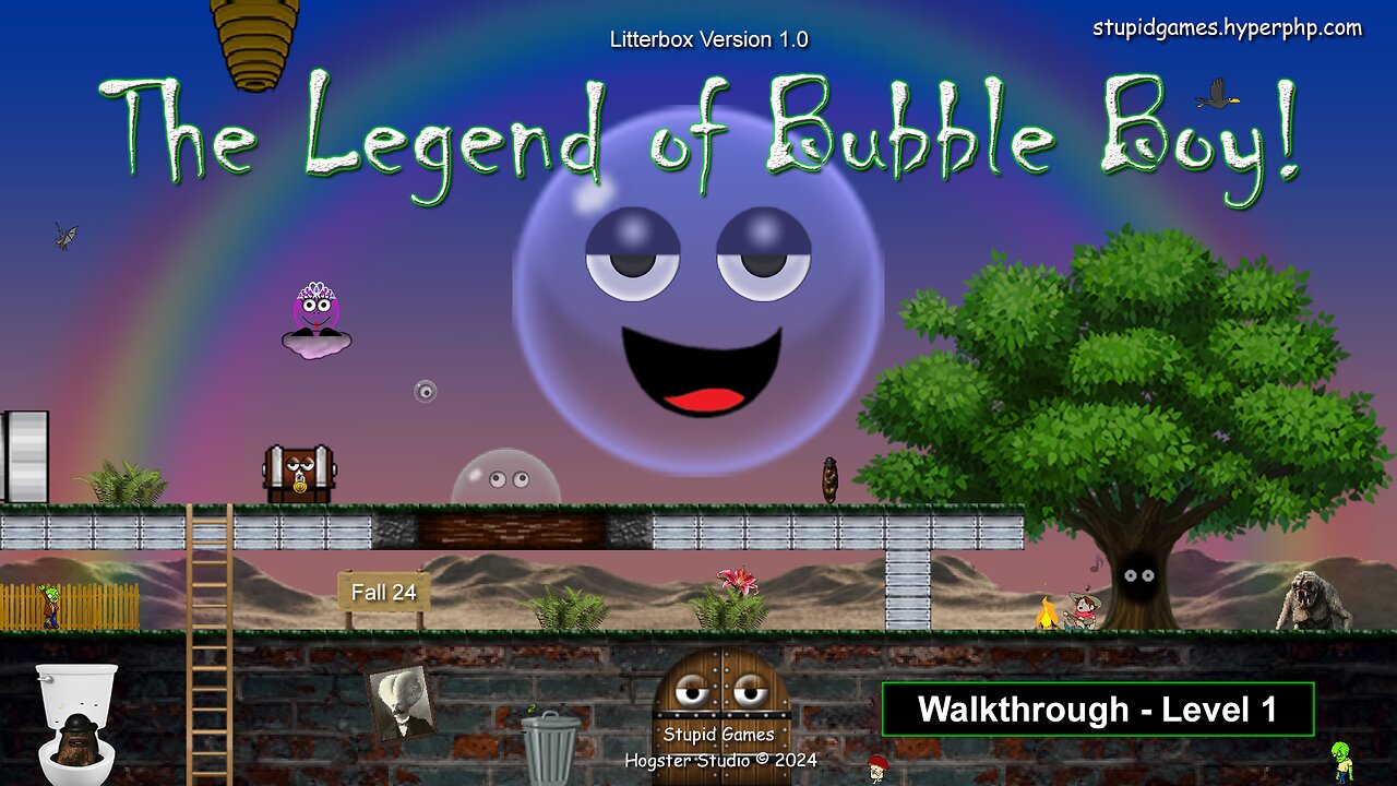 The Legend of Bubble Boy! (Demo) - Walkthrough Level 1