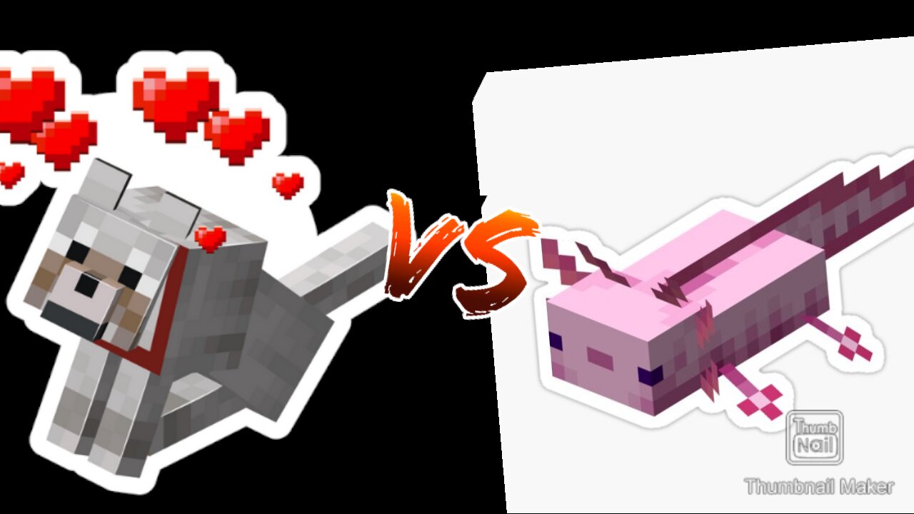 Wolf VS Axolotl "Who will survive? 5"