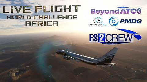 Nairobi ✈ Entebbe | BeyondATC + ACTIVE SKY | 737-800 BBJ2 | Full Flight |