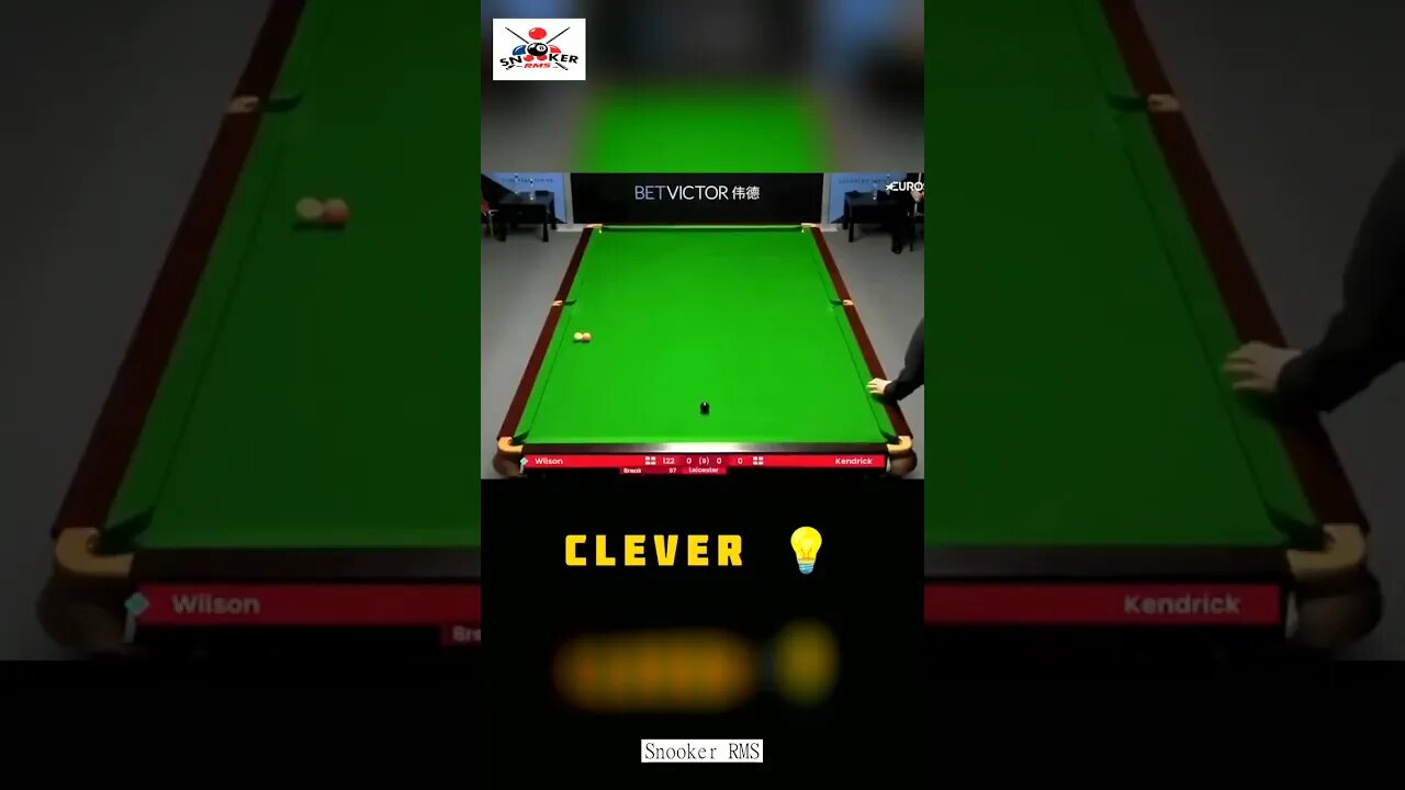 Clever | Kendrick VS Wilson | #snooker2023 #kendrick #wilson #matches #games #shorts #fypシ #champion