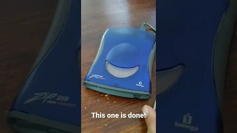 The iOmega ZIP Drive! Great Old #Tech #shorts #oldtechnology #zipdrive #computers #data #storage #mb