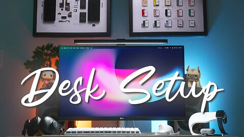 My 2023 Upgraded Desk Setup Tour! (Accessories + GIVEAWAY!!!)