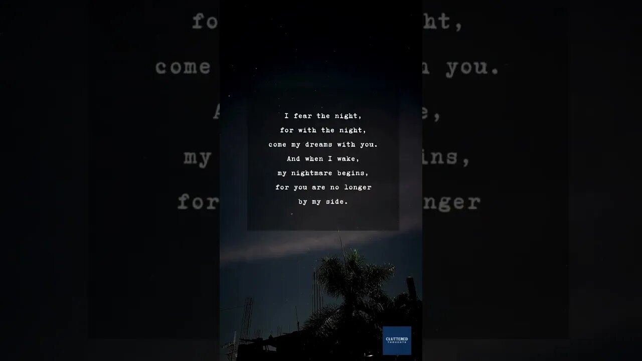 I Fear The Night
