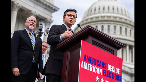 Speaker Mike Johnson Calls On Senate To Pass SAVE Act 'Voter Fraud Is Very Real'