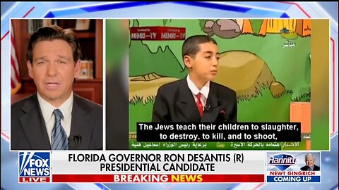 DeSantis: No Gaza Refugees, Period!