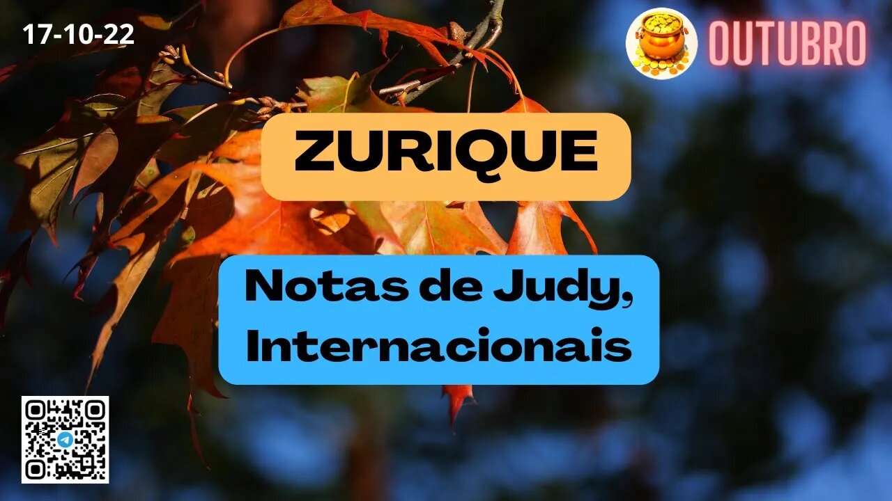 ZURIQUE Notas de Judy Internacionais