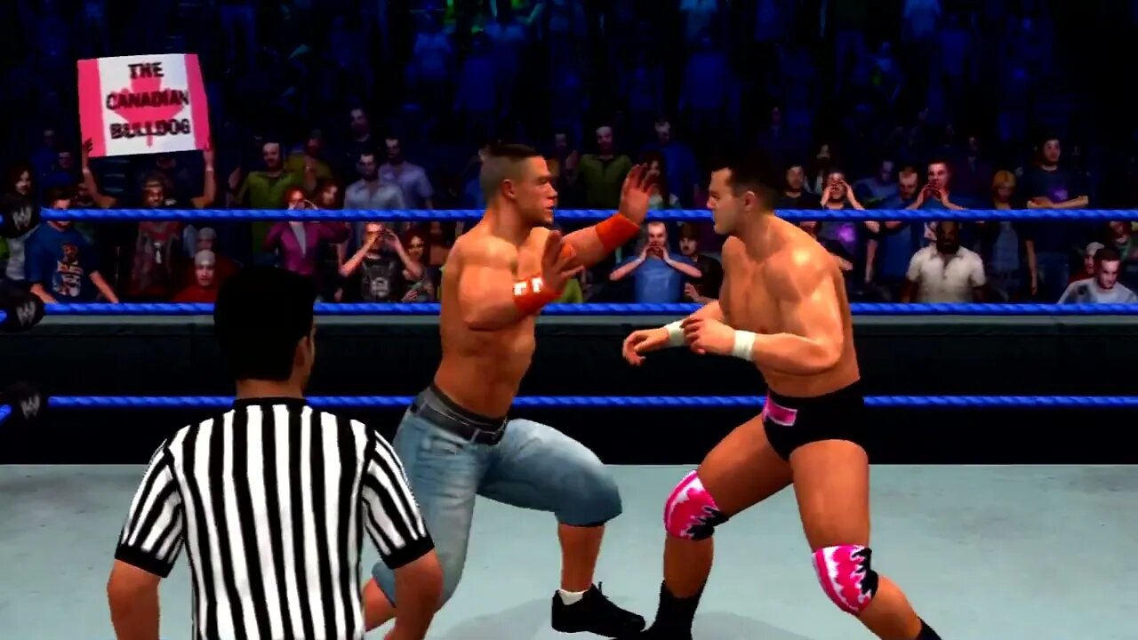 WWE SmackDown vs. Raw 2011 Gameplay John Cena vs David Hart Smith