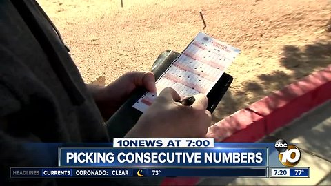 Picking consecutive lottery numbers works?