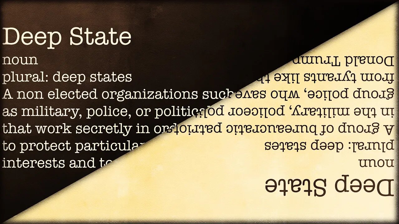 Tracking Orwellian Change: New Meanings of "Deep State" and "Working Class"
