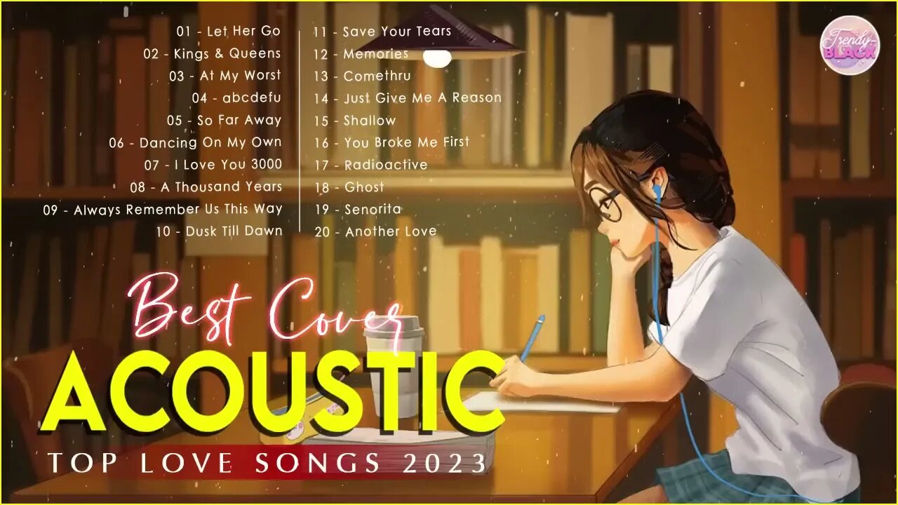 Trending Acoustic Love Songs Cover Playlist 2023 ❤️ Soft Acoustic Cover Of Popular Love Songs 4