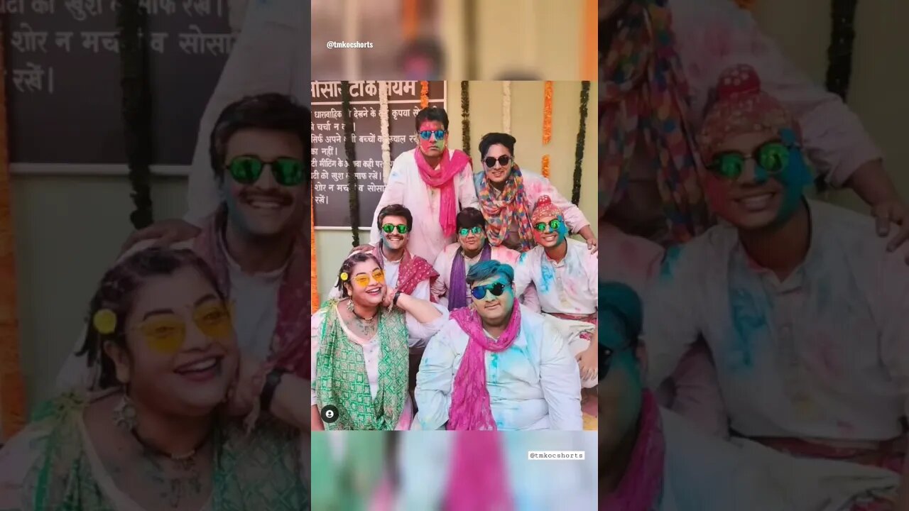 tmkoc new unseen images of tmkoc/Holi BTS#tmkoc#shorts#youtubeshorts#shortvideo#foryou#yt20#year2023