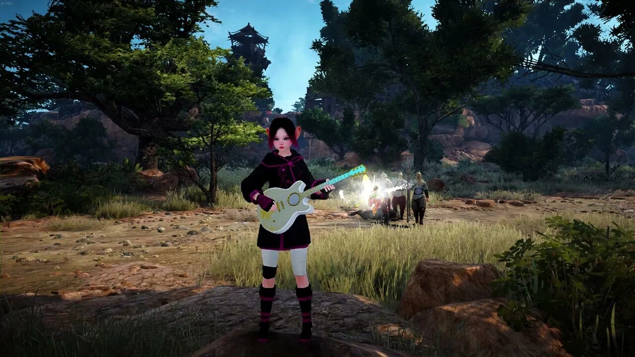 Playing the new acoustic guitar | Black Desert Online