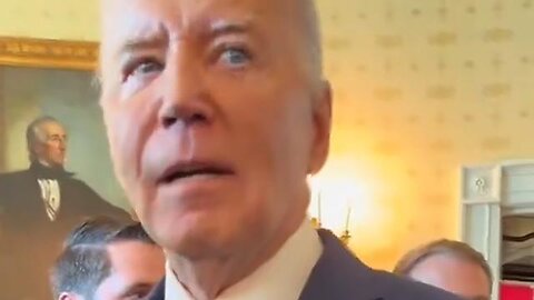 Biden escalates from calm to highly agitated in an instant when addressing a reporter, threatening
